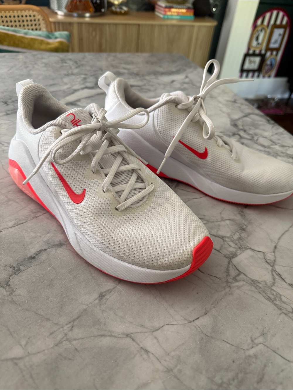 Nike Air Zoom Gym Trainers with Neon. Womens size 8.5